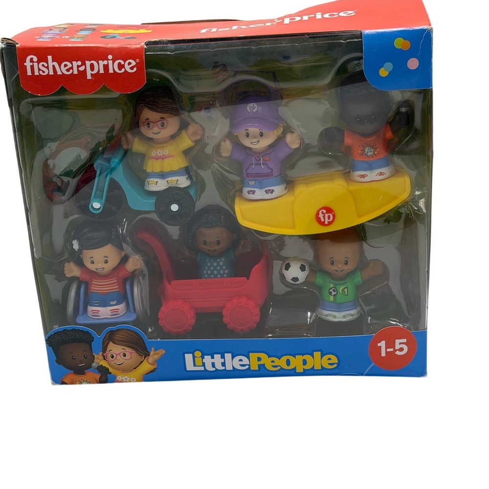 Fisher-Price Little People Friends Together 6 Figure Pack with Accessories 1-5y